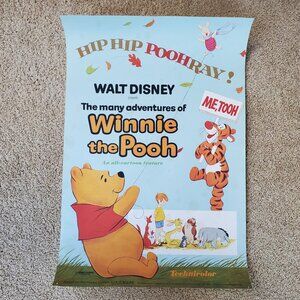 Walt Disney The Many Adventures of Winnie the Pooh Vintage Movie Poster